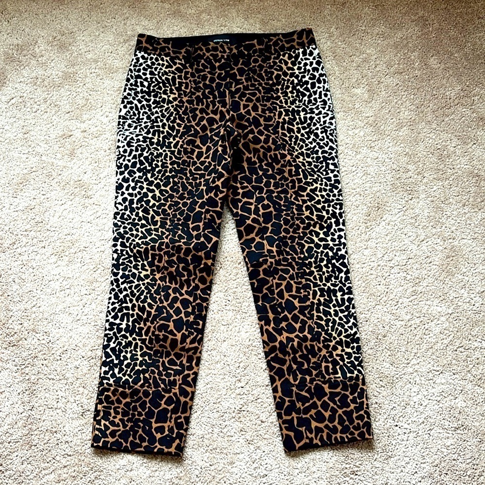 Derek Lam Print Capri Pants